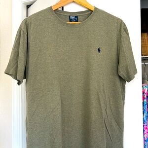 Ralph Lauren Polo Tee Shirt in Heathery Gray Green